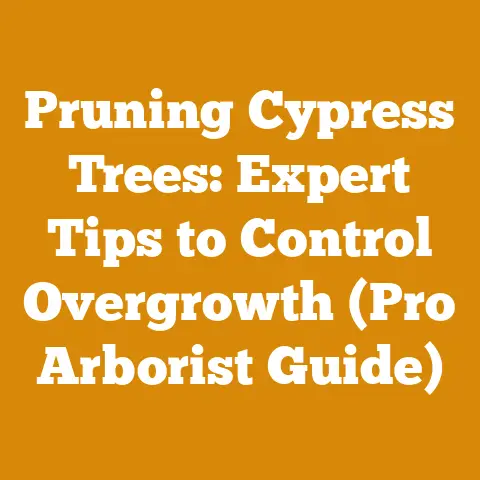 Pruning Cypress Trees: Expert Tips to Control Overgrowth (Pro Arborist Guide)