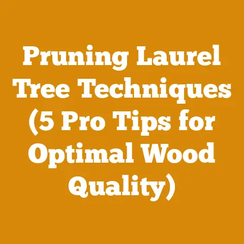 Pruning Laurel Tree Techniques (5 Pro Tips for Optimal Wood Quality)