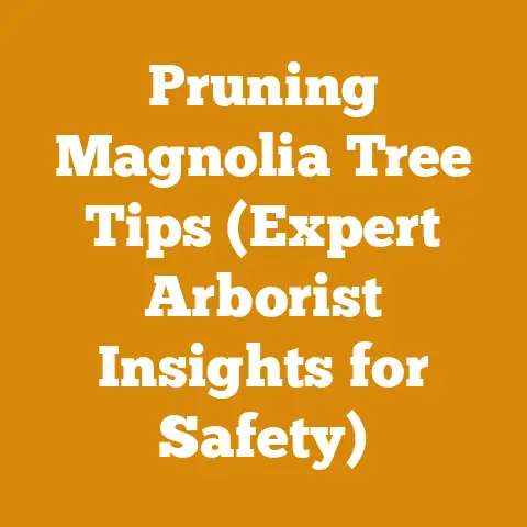 Pruning Magnolia Tree Tips (Expert Arborist Insights for Safety)