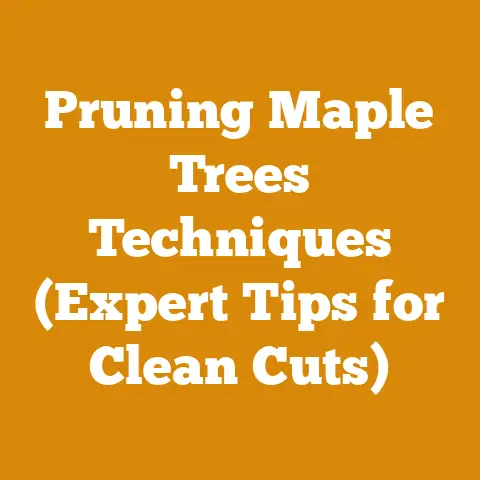 Pruning Maple Trees Techniques (Expert Tips for Clean Cuts)