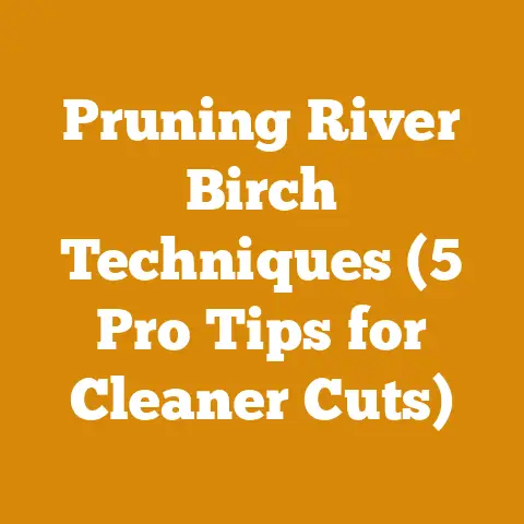 Pruning River Birch Techniques (5 Pro Tips for Cleaner Cuts)