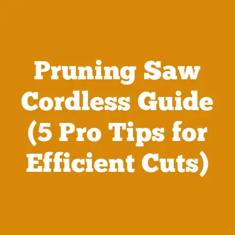 Pruning Saw Cordless Guide (5 Pro Tips for Efficient Cuts)
