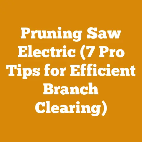 Pruning Saw Electric (7 Pro Tips for Efficient Branch Clearing)