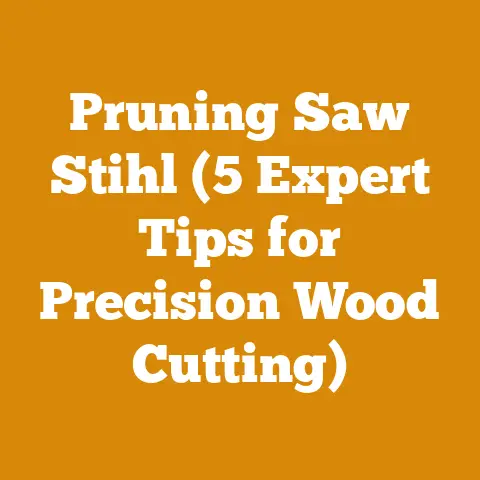 Pruning Saw Stihl (5 Expert Tips for Precision Wood Cutting)