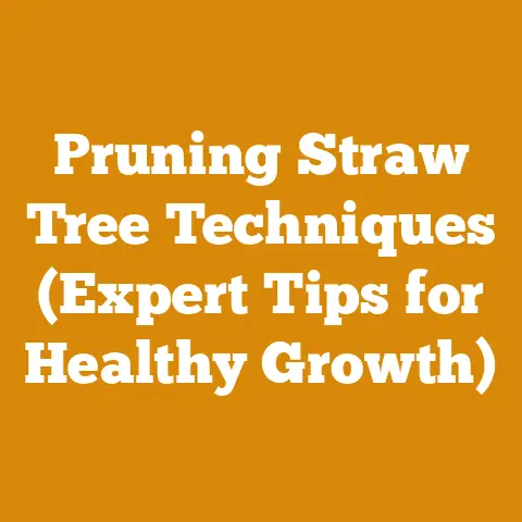 Pruning Straw Tree Techniques (Expert Tips for Healthy Growth)