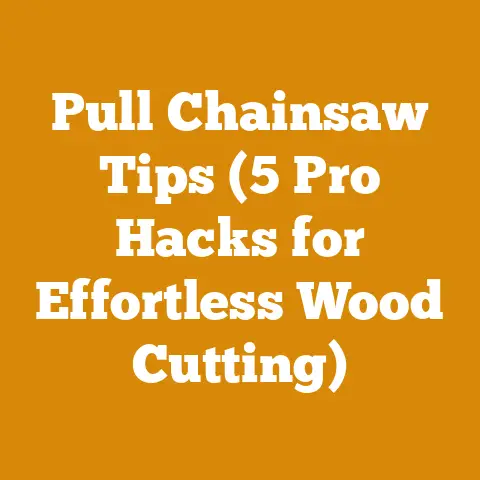 Pull Chainsaw Tips (5 Pro Hacks for Effortless Wood Cutting)
