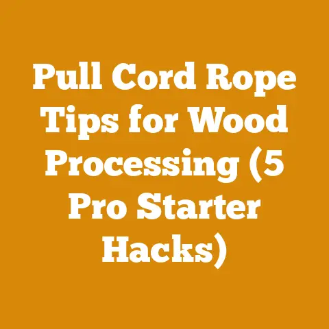 Pull Cord Rope Tips for Wood Processing (5 Pro Starter Hacks)