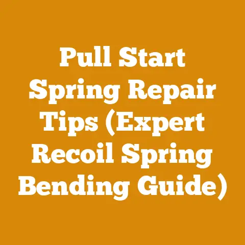 Pull Start Spring Repair Tips (Expert Recoil Spring Bending Guide)