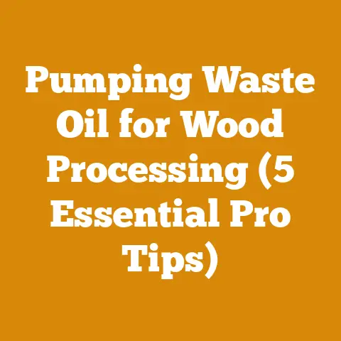 Pumping Waste Oil for Wood Processing (5 Essential Pro Tips)