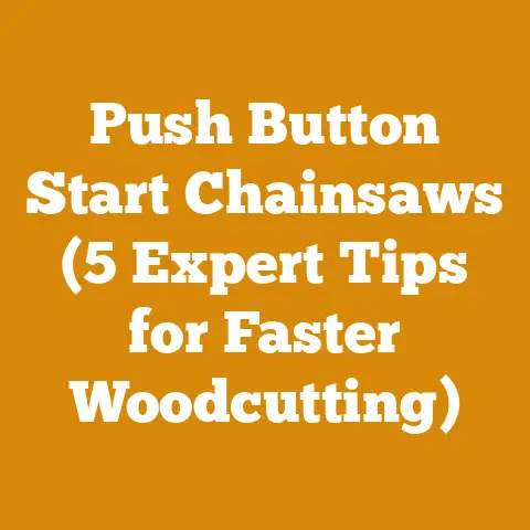 Push Button Start Chainsaws (5 Expert Tips for Faster Woodcutting)