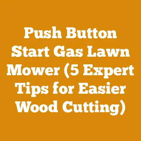 Push Button Start Gas Lawn Mower (5 Expert Tips for Easier Wood Cutting)