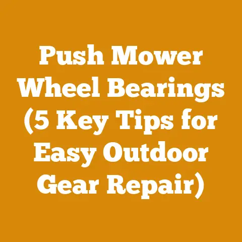 Push Mower Wheel Bearings (5 Key Tips for Easy Outdoor Gear Repair)
