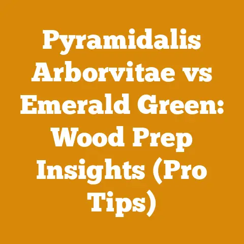 Pyramidalis Arborvitae vs Emerald Green: Wood Prep Insights (Pro Tips)