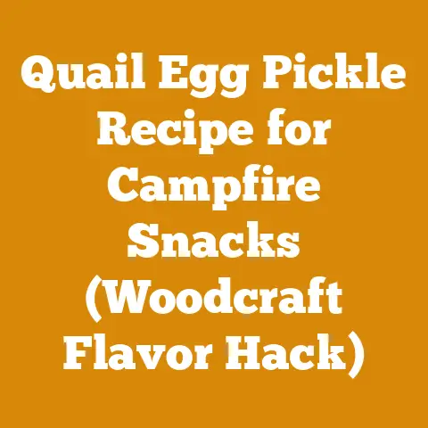 Quail Egg Pickle Recipe for Campfire Snacks (Woodcraft Flavor Hack)