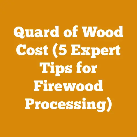 Quard of Wood Cost (5 Expert Tips for Firewood Processing)