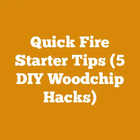 Quick Fire Starter Tips (5 DIY Woodchip Hacks)