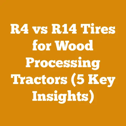 R4 vs R14 Tires for Wood Processing Tractors (5 Key Insights)