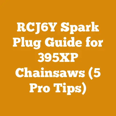 RCJ6Y Spark Plug Guide for 395XP Chainsaws (5 Pro Tips)