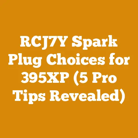 RCJ7Y Spark Plug Choices for 395XP (5 Pro Tips Revealed)