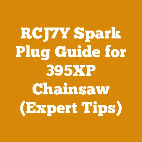 RCJ7Y Spark Plug Guide for 395XP Chainsaw (Expert Tips)