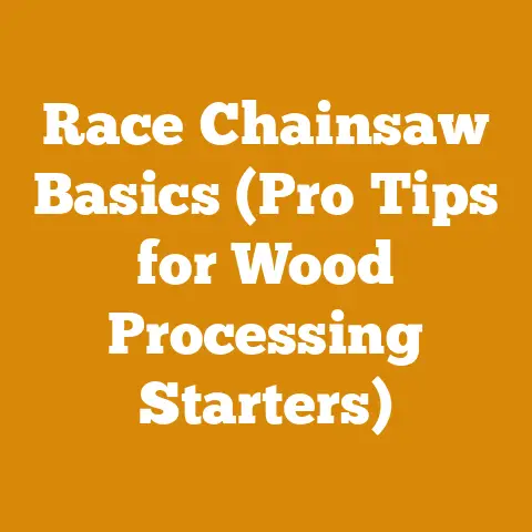 Race Chainsaw Basics (Pro Tips for Wood Processing Starters)