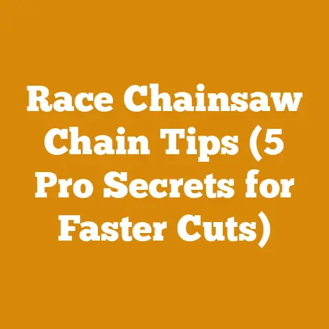 Race Chainsaw Chain Tips (5 Pro Secrets for Faster Cuts)