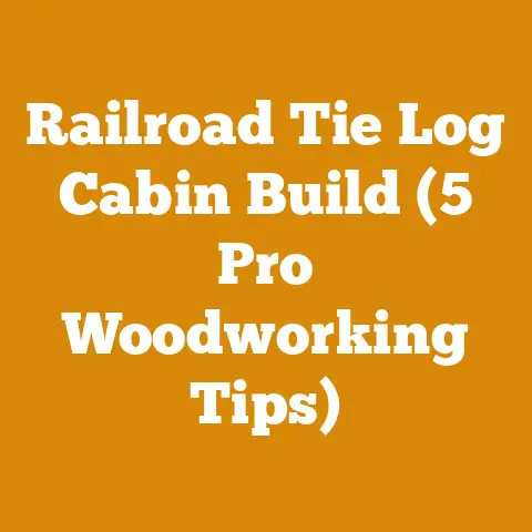 Railroad Tie Log Cabin Build (5 Pro Woodworking Tips)