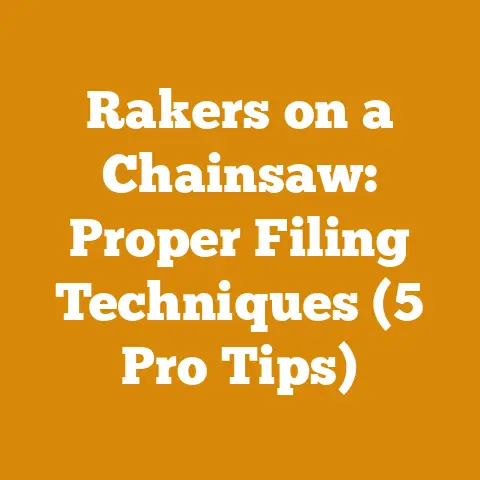 Rakers on a Chainsaw: Proper Filing Techniques (5 Pro Tips)
