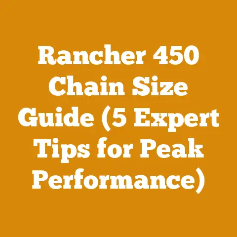 Rancher 450 Chain Size Guide (5 Expert Tips for Peak Performance)