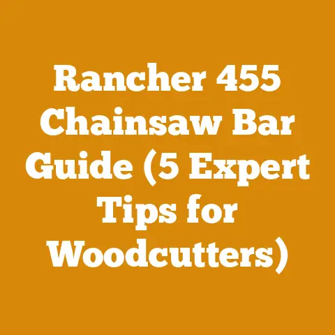 Rancher 455 Chainsaw Bar Guide (5 Expert Tips for Woodcutters)