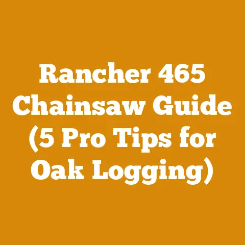 Rancher 465 Chainsaw Guide (5 Pro Tips for Oak Logging)