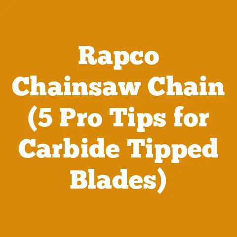 Rapco Chainsaw Chain (5 Pro Tips for Carbide Tipped Blades)