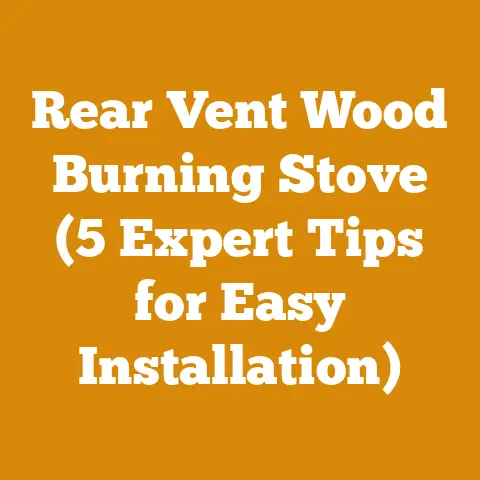 Rear Vent Wood Burning Stove (5 Expert Tips for Easy Installation)