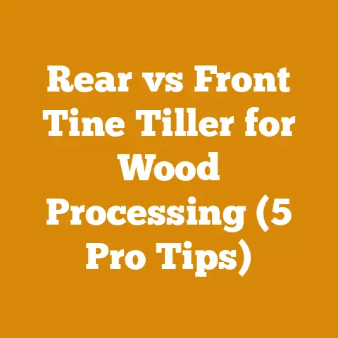 Rear vs Front Tine Tiller for Wood Processing (5 Pro Tips)