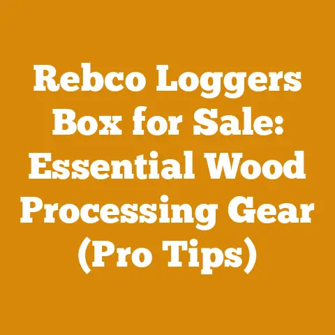 Rebco Loggers Box for Sale: Essential Wood Processing Gear (Pro Tips)