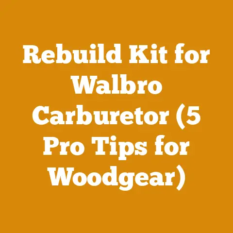 Rebuild Kit for Walbro Carburetor (5 Pro Tips for Woodgear)