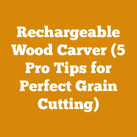 Rechargeable Wood Carver (5 Pro Tips for Perfect Grain Cutting)