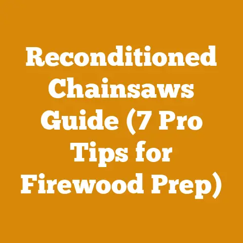 Reconditioned Chainsaws Guide (7 Pro Tips for Firewood Prep)
