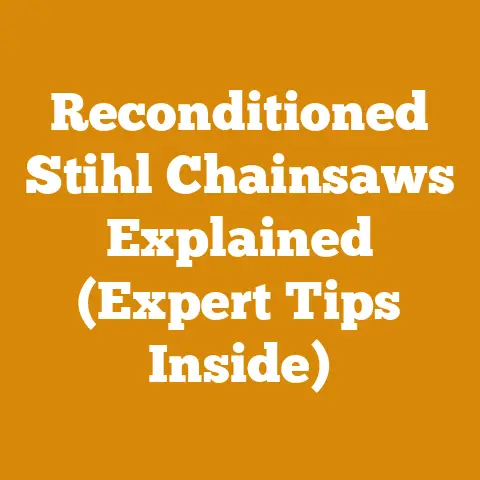 Reconditioned Stihl Chainsaws Explained (Expert Tips Inside)