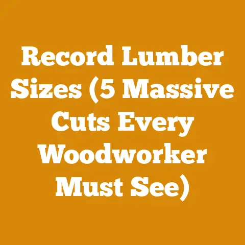 Record Lumber Sizes (5 Massive Cuts Every Woodworker Must See)