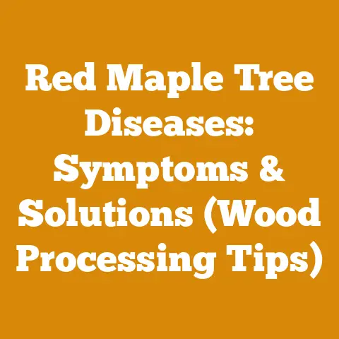 Red Maple Tree Diseases: Symptoms & Solutions (Wood Processing Tips)