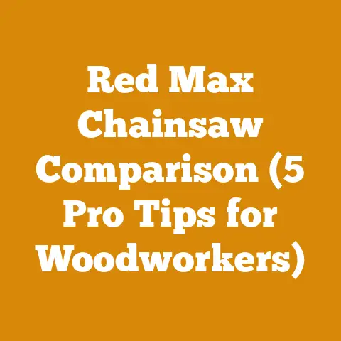 Red Max Chainsaw Comparison (5 Pro Tips for Woodworkers)