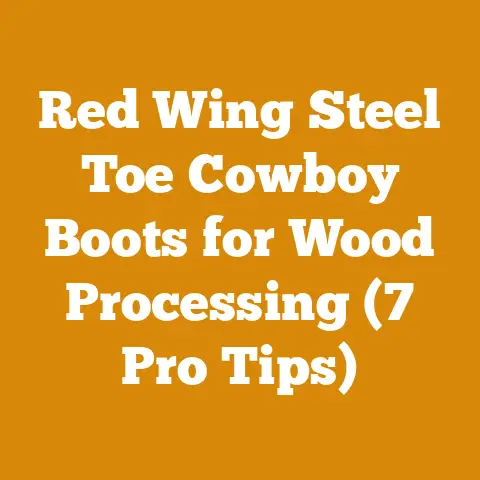 Red Wing Steel Toe Cowboy Boots for Wood Processing (7 Pro Tips)