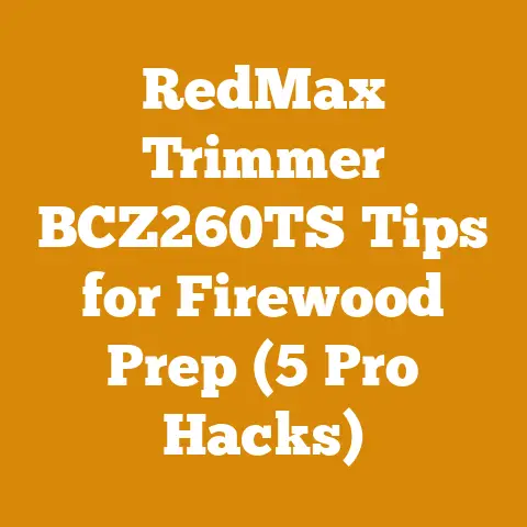 RedMax Trimmer BCZ260TS Tips for Firewood Prep (5 Pro Hacks)