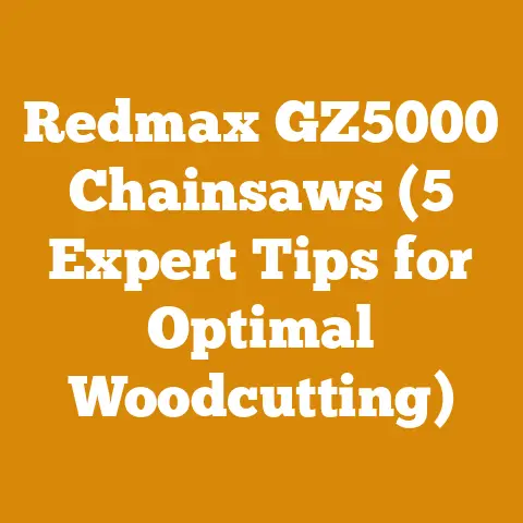 Redmax GZ5000 Chainsaws (5 Expert Tips for Optimal Woodcutting)