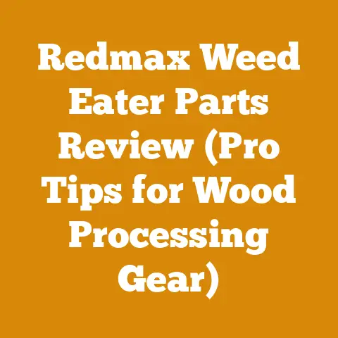 Redmax Weed Eater Parts Review (Pro Tips for Wood Processing Gear)