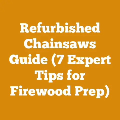 Refurbished Chainsaws Guide (7 Expert Tips for Firewood Prep)