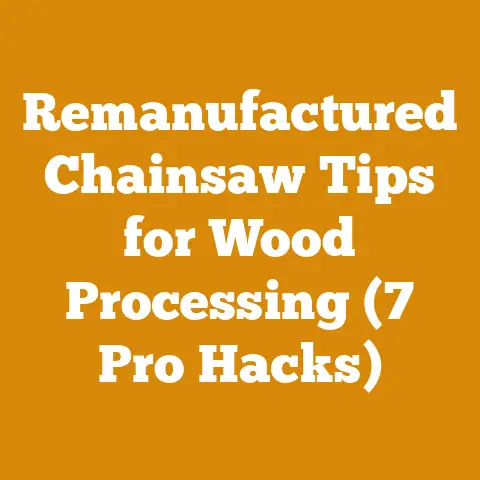Remanufactured Chainsaw Tips for Wood Processing (7 Pro Hacks)