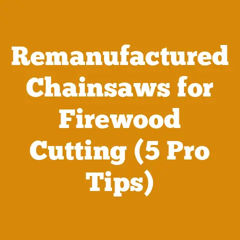 Remanufactured Chainsaws for Firewood Cutting (5 Pro Tips)