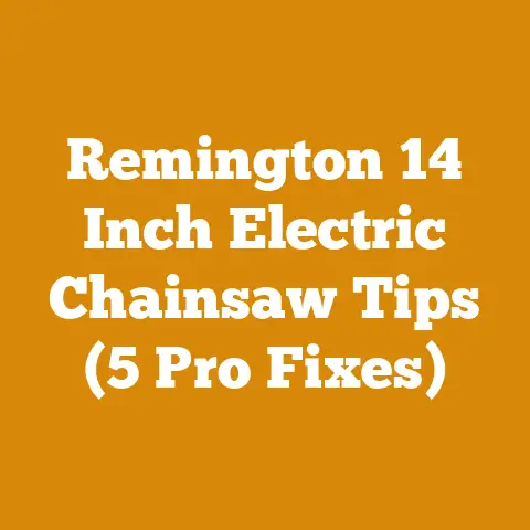 Remington 14 Inch Electric Chainsaw Tips (5 Pro Fixes)
